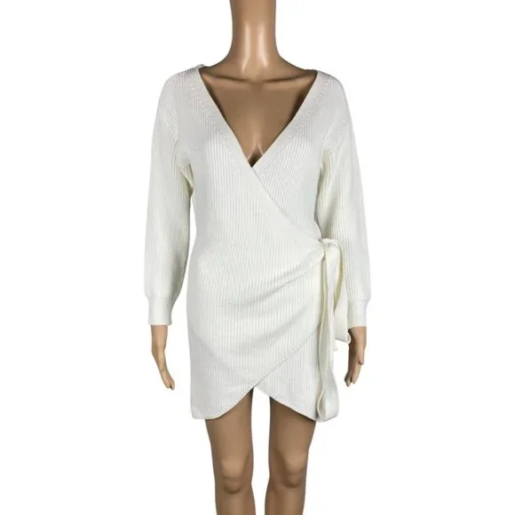 open lace back dress So Sweet Mini Dress White